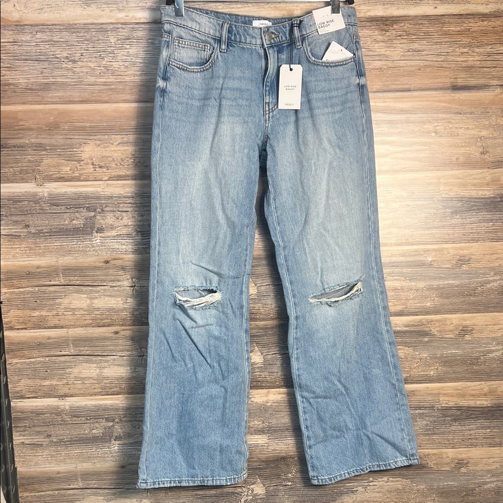 Forever 21 Women's Low Rise Baggy Jeans NWT